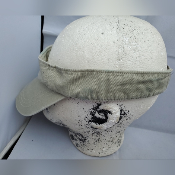 CMU Leadership Camp Beige Adjustable Strapback Visor Hat One Size Embroidered - Picture 3 of 7